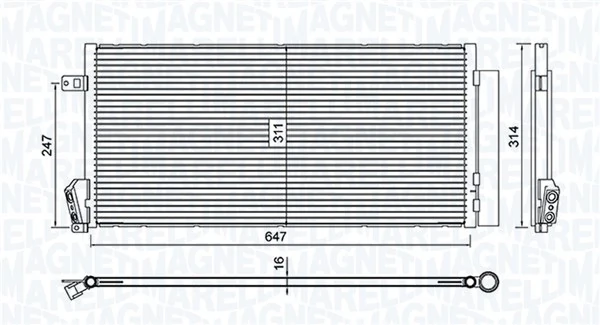 Condenser, air conditioning